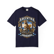 Argentina Pampa Spirit Graphic T-Shirt — 'Argentina' Crest with Puma & Flag