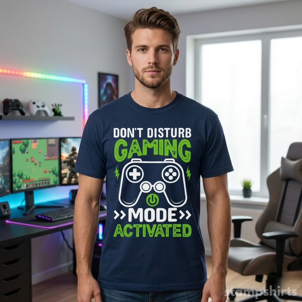 Don't Disturb Gaming Mode Activated T-Shirt image 6