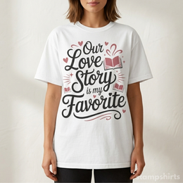 Our Love Story Is My Favorite T-Shirt thumbnail 1