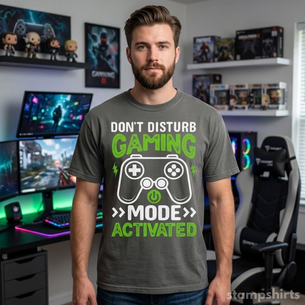 Don't Disturb Gaming Mode Activated T-Shirt image 2