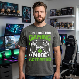 Don't Disturb Gaming Mode Activated T-Shirt thumbnail 2