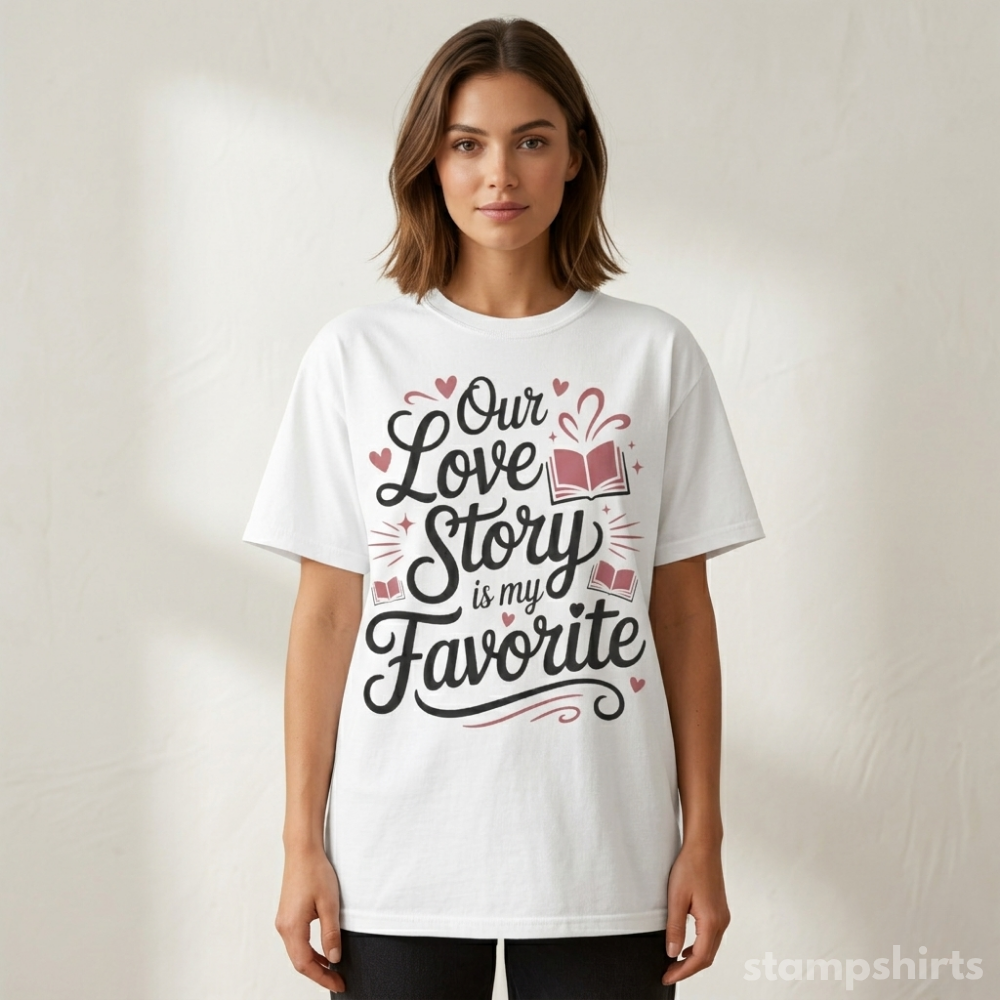 Our Love Story Is My Favorite T-Shirt image 2