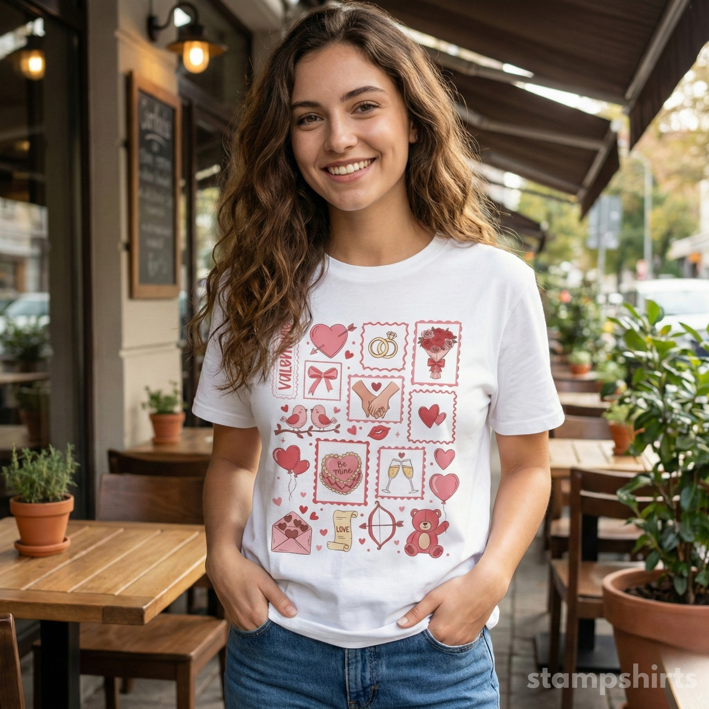 Love Stamps Tƒ??Shirt image 4