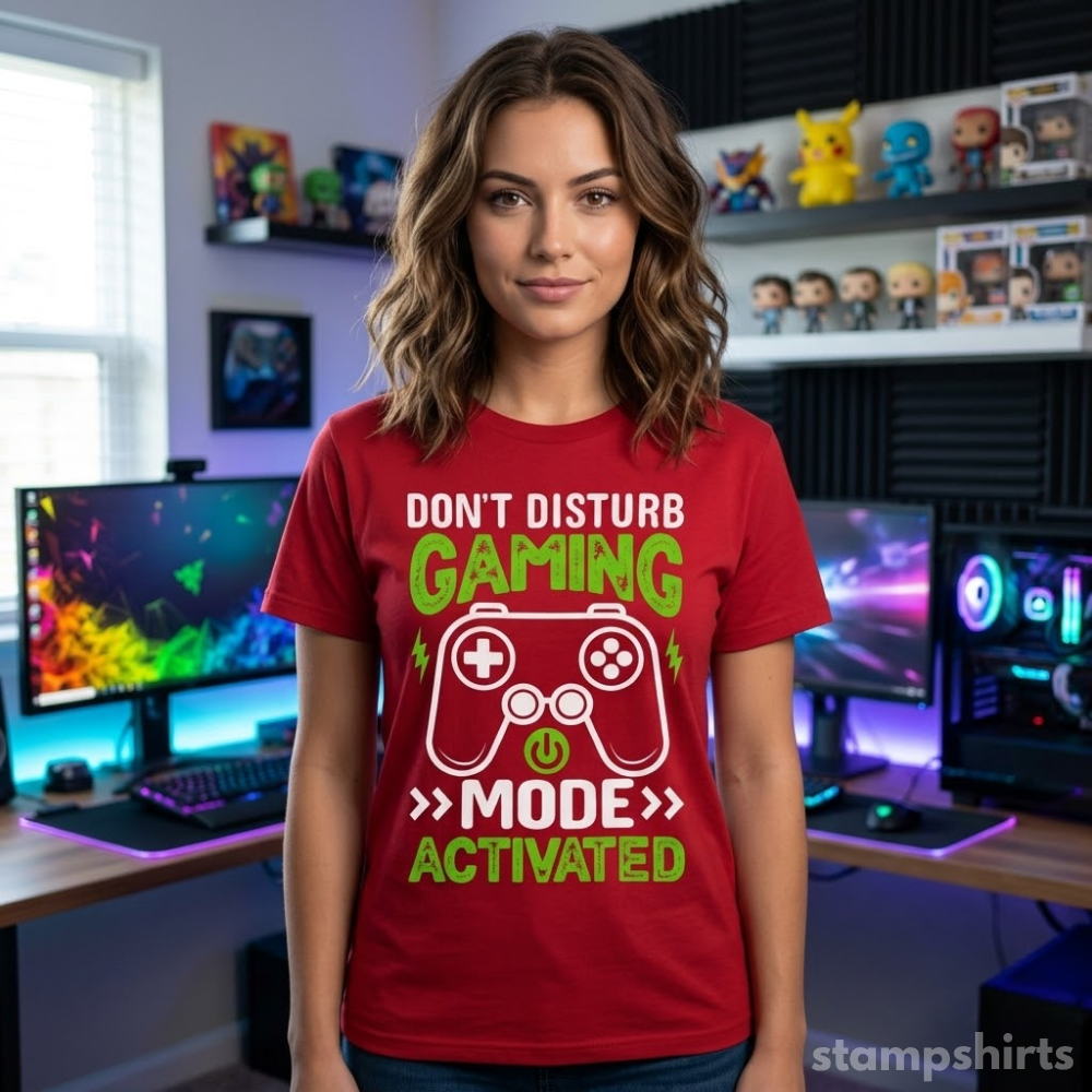 Don't Disturb Gaming Mode Activated T-Shirt image 9