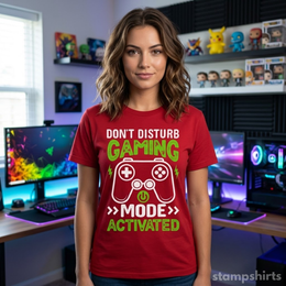 Don't Disturb Gaming Mode Activated T-Shirt thumbnail 9