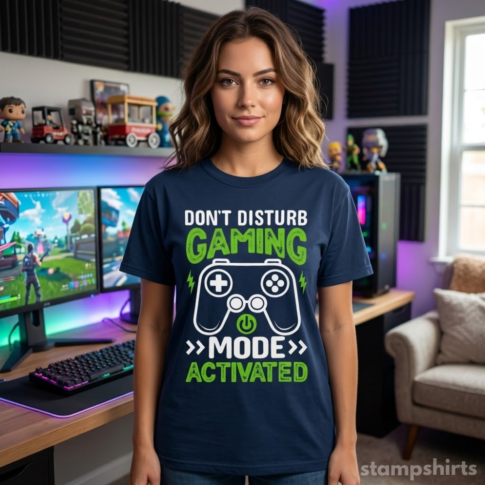Don't Disturb Gaming Mode Activated T-Shirt image 7