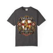 England Three Lions Crest T-Shirt — 'Three Lions Spirit' Football Fan Tee