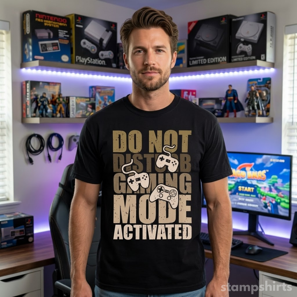 Do Not Disturb Gaming Mode Activated T-Shirt image 5