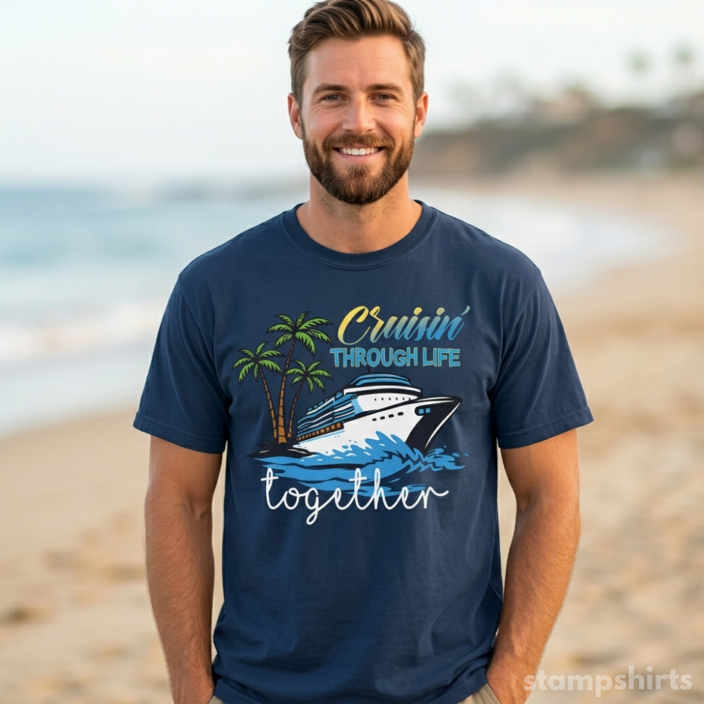 Cruisin Through Life Together T-Shirt image 3