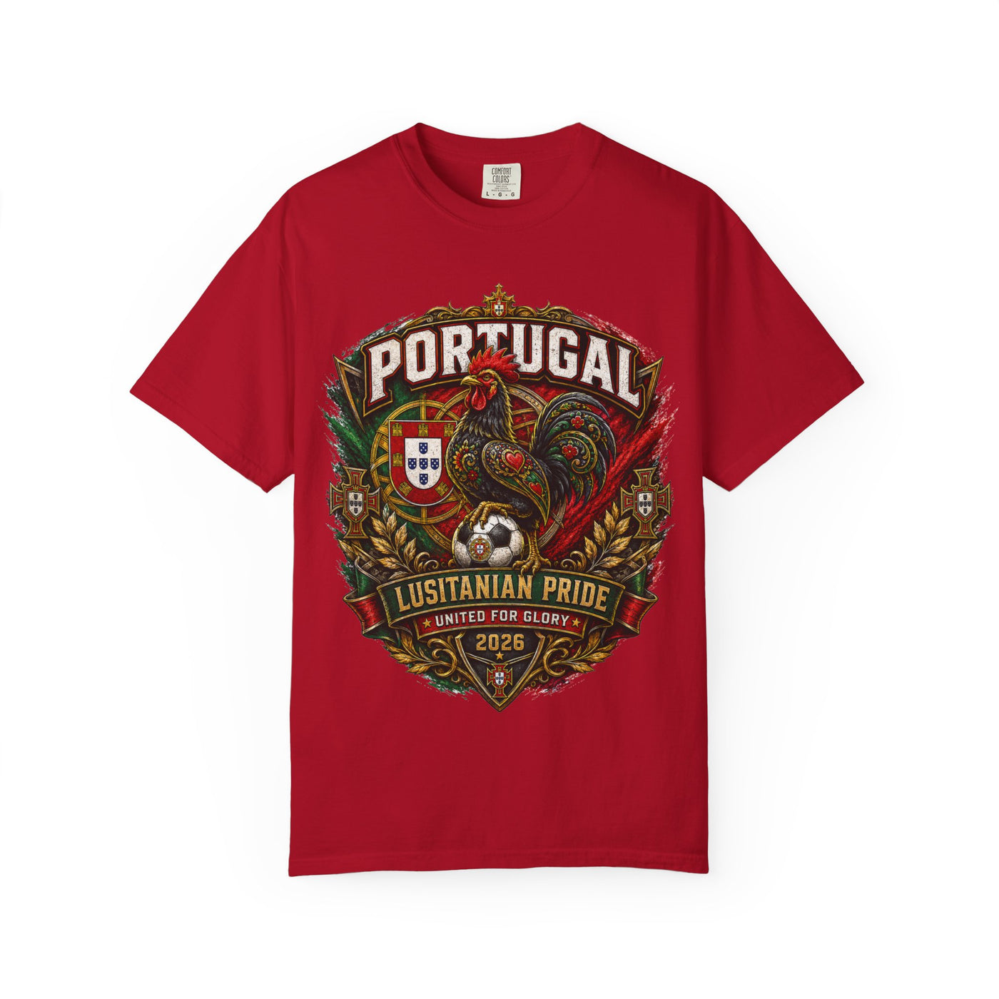Portugal Rooster T-Shirt — Lusitanian Pride Graphic Tee image 4