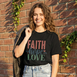 Faith Hope Love T-Shirt thumbnail 4
