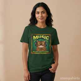 Music Cat T-Shirt thumbnail 2