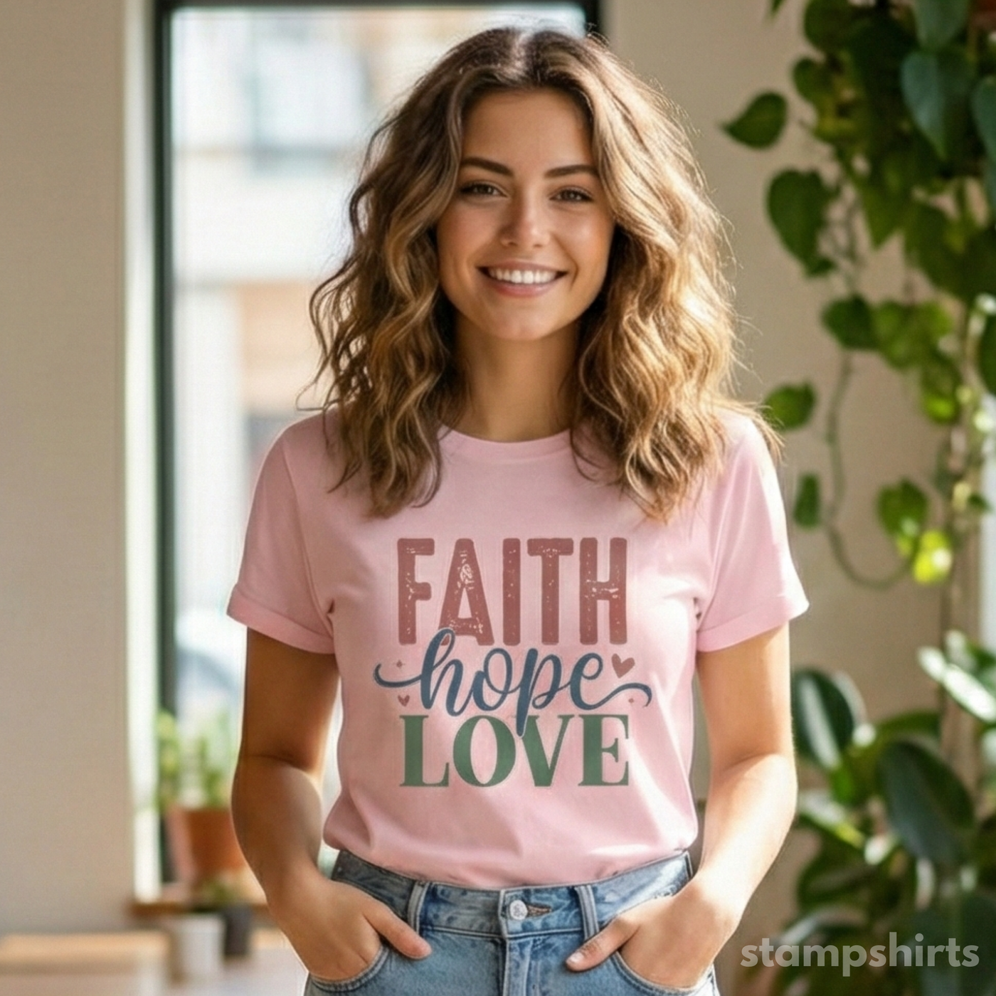 Faith Hope Love T-Shirt image 3