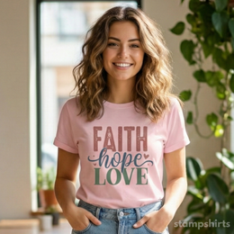 Faith Hope Love T-Shirt thumbnail 3