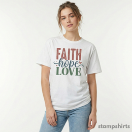 Faith Hope Love T-Shirt thumbnail 2