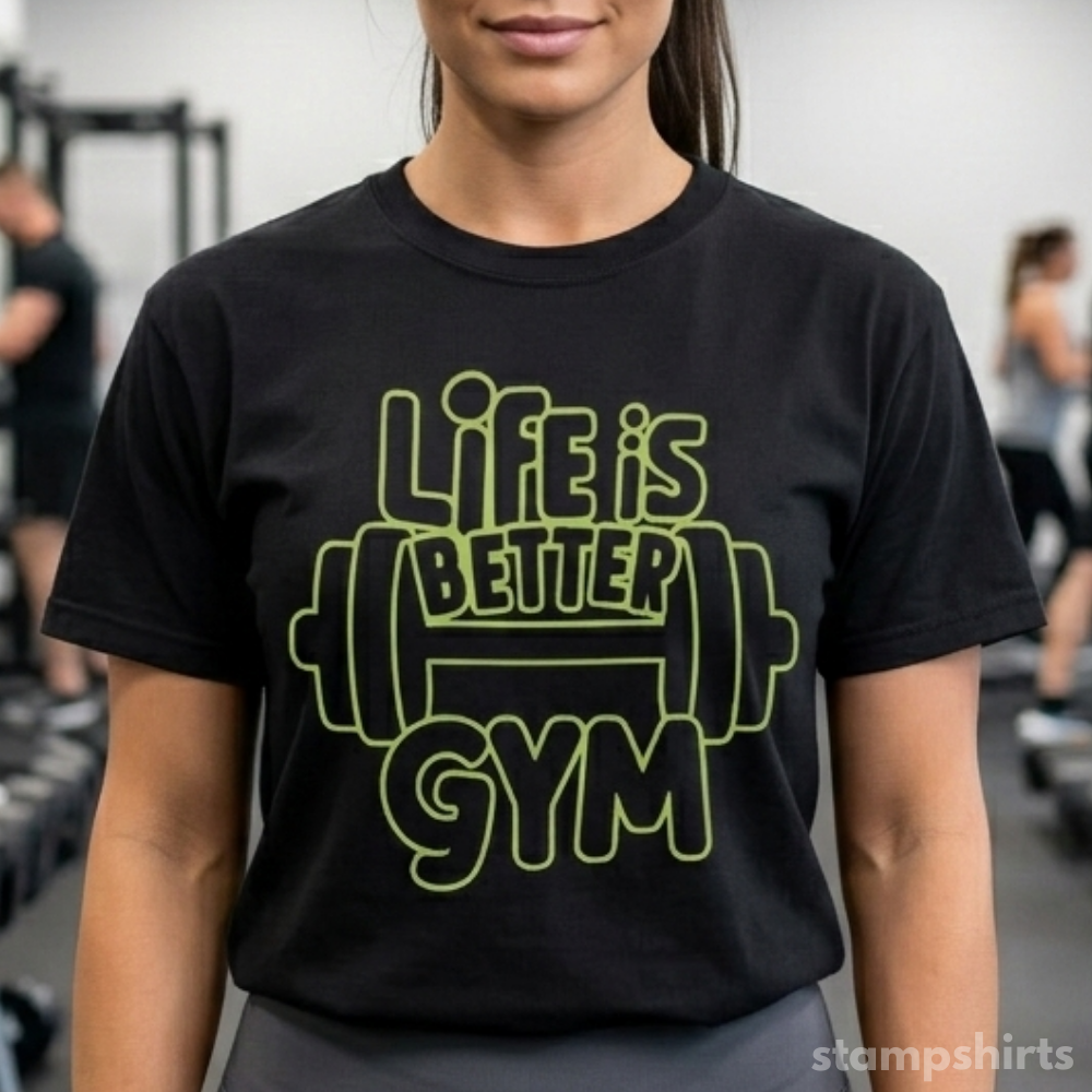 Life Is Better at the Gym T-Shirt image 1