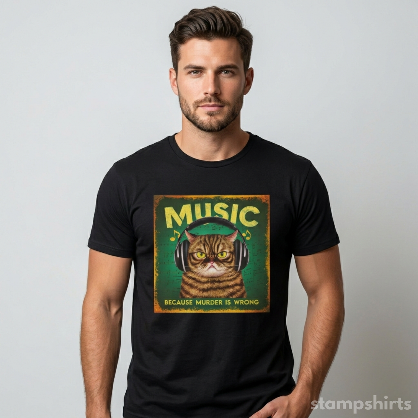 Music Cat T-Shirt image 7