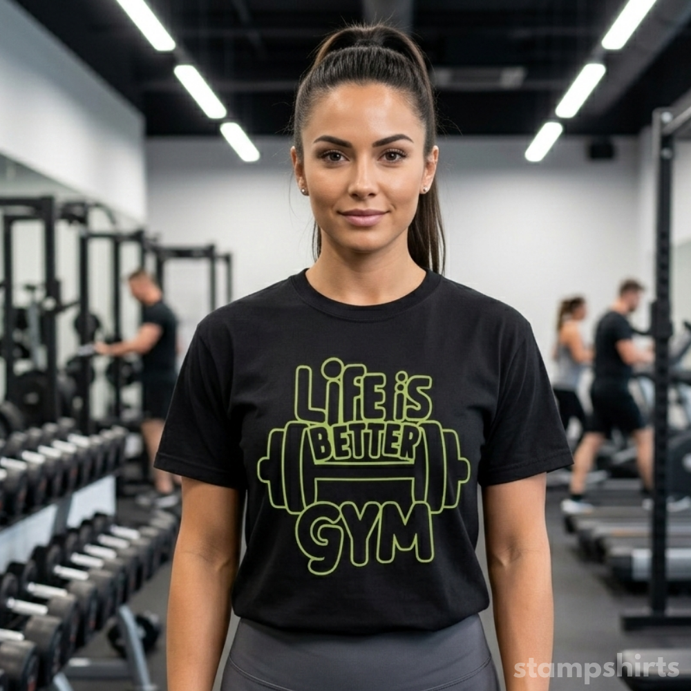 Life Is Better at the Gym T-Shirt image 2