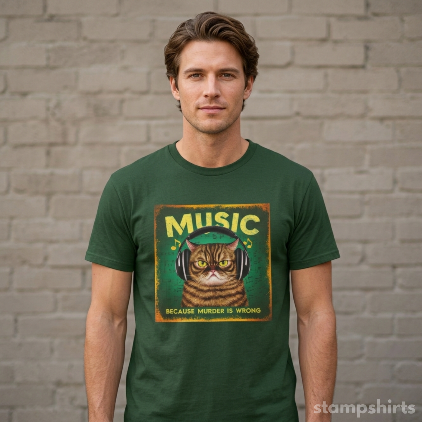 Music Cat T-Shirt image 3