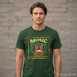 Music Cat T-Shirt thumbnail 3