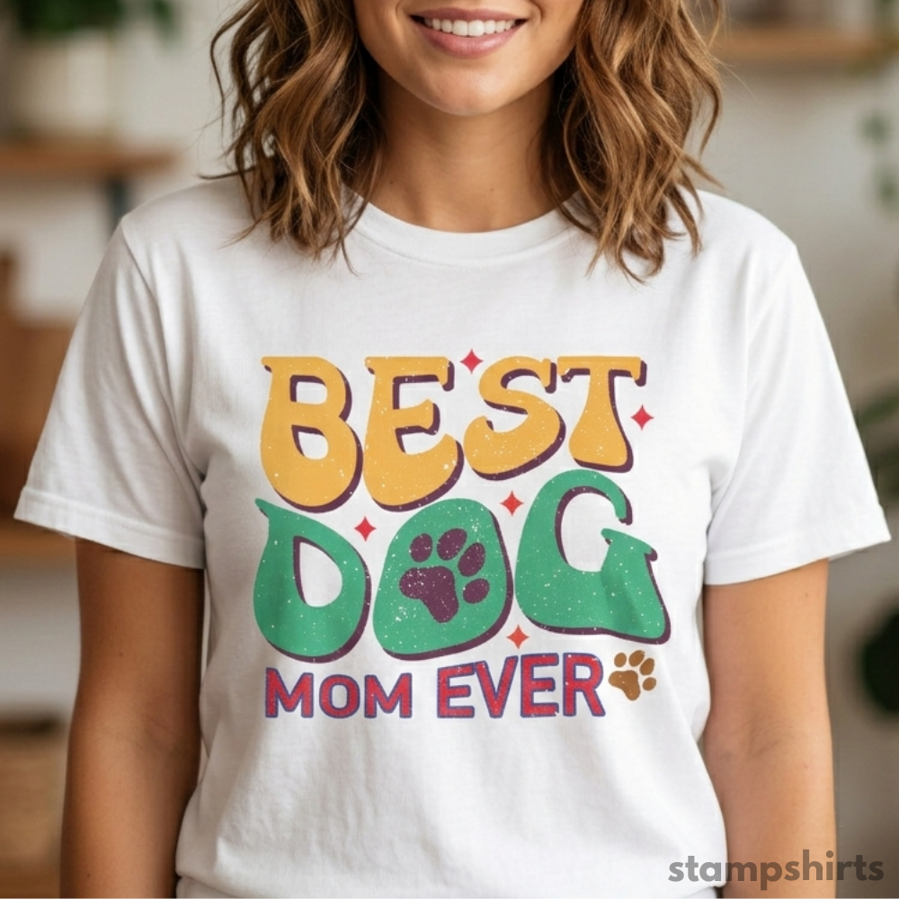 Best Dog Mom Ever T-Shirt image 1