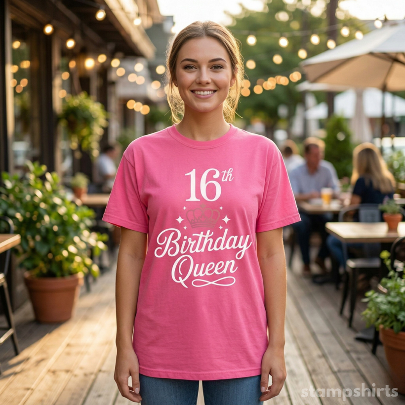 16th Birthday Queen T-Shirt — image 5 of 7