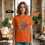 Birthday Queen "I Don't Get Older, I Level Up" T-Shirt