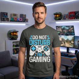 Do Not Disturb I'm Gaming T-Shirt thumbnail 6