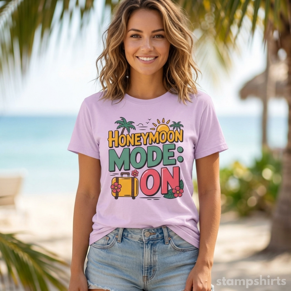 Honeymoon Mode On T-Shirt image 3