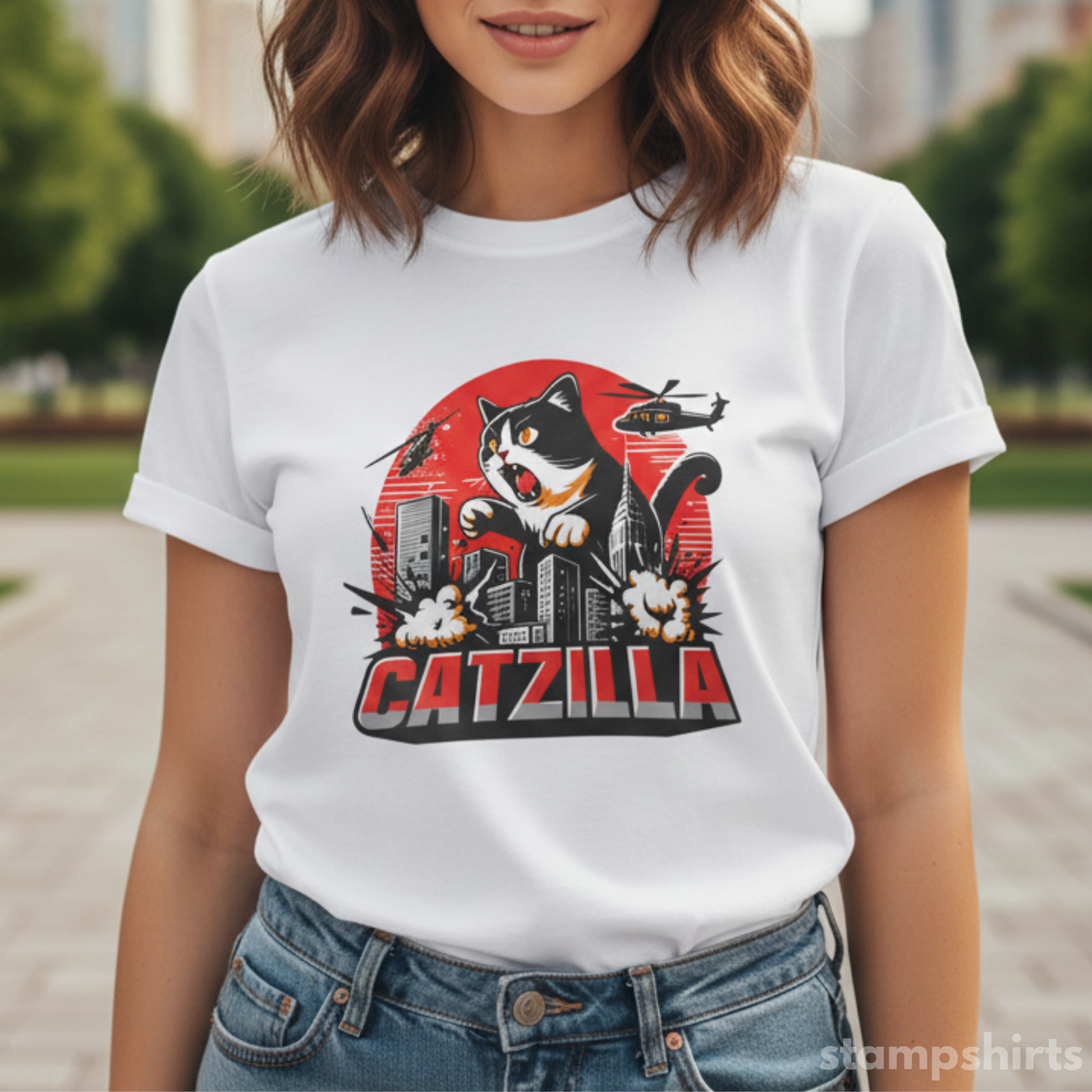 Catzilla T-Shirt image 1