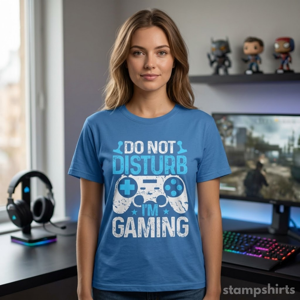 Do Not Disturb I'm Gaming T-Shirt image 9