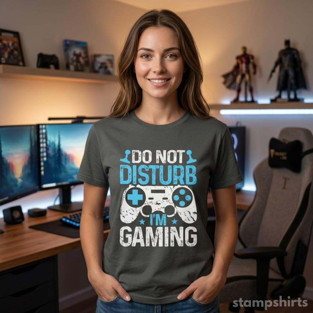 Do Not Disturb I'm Gaming T-Shirt image 7