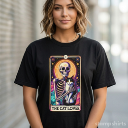 Tarot Skeleton T-Shirt thumbnail 4