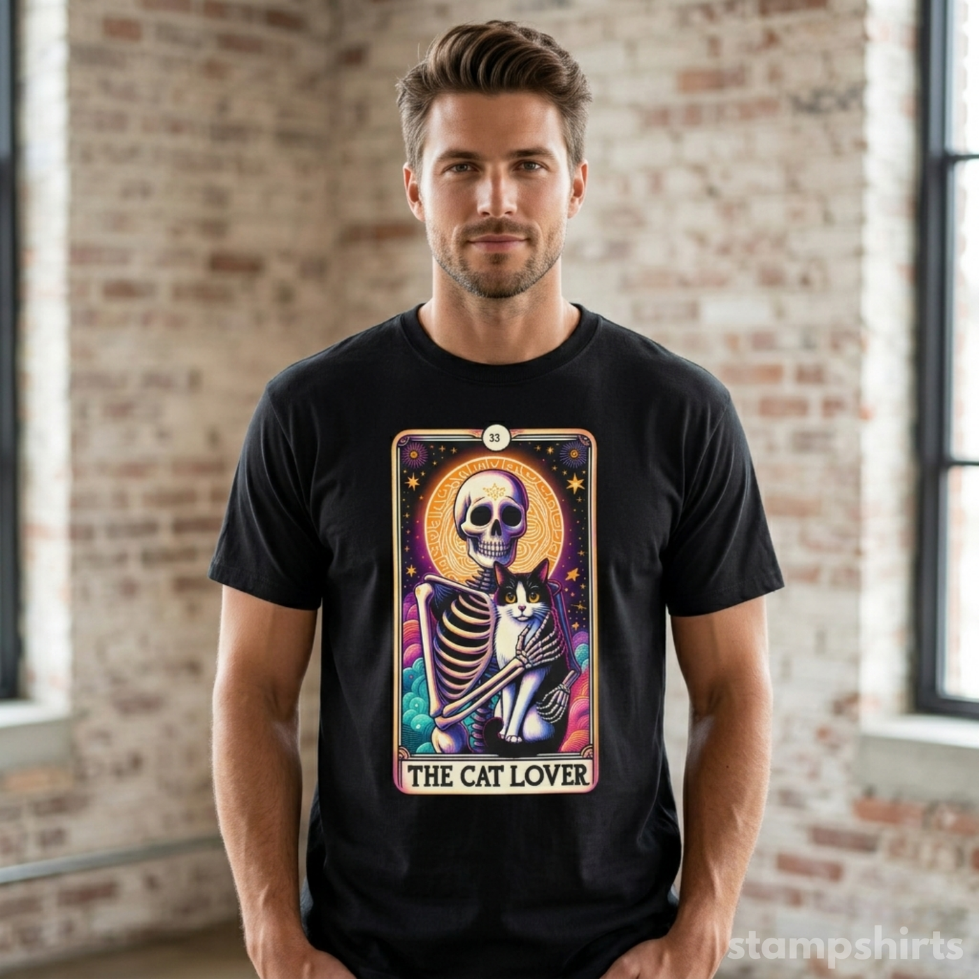 Tarot Skeleton T-Shirt image 5