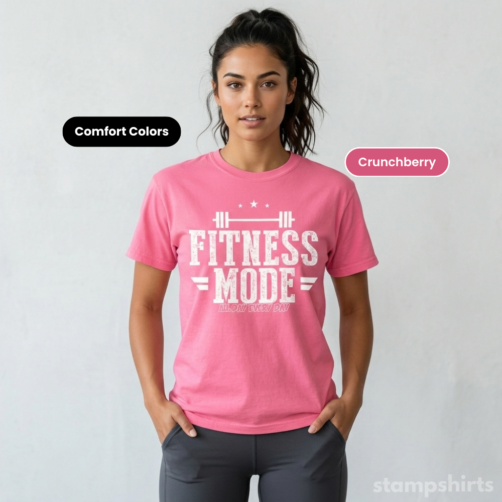 Fitness Mode All Day Every Day T-Shirt image 2