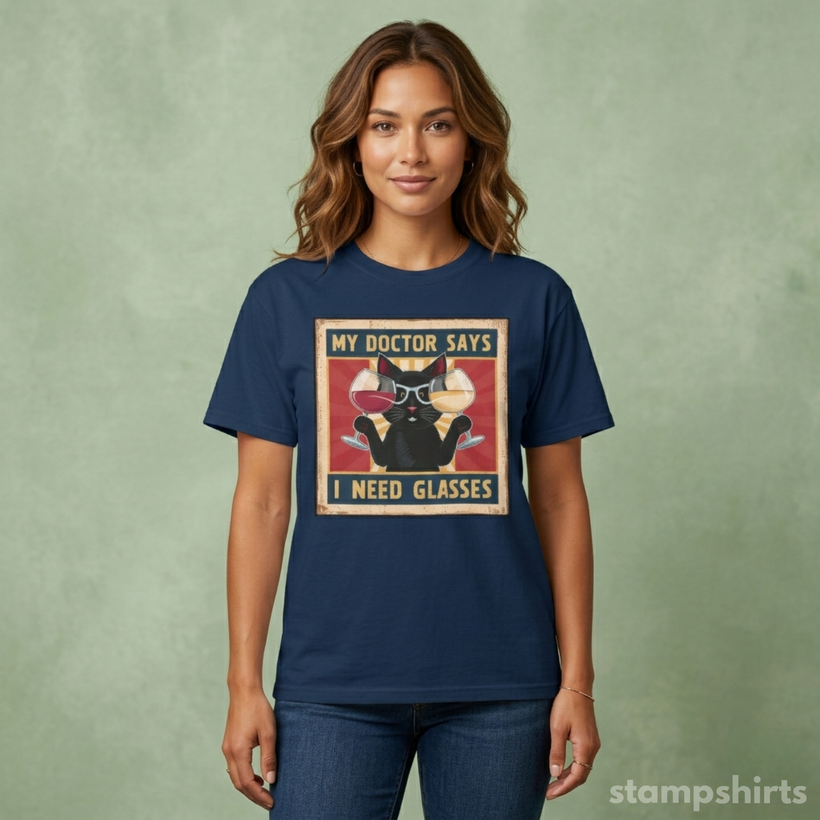 My Doctor Says I Need Glasses Tƒ??Shirt — image 4 of 4