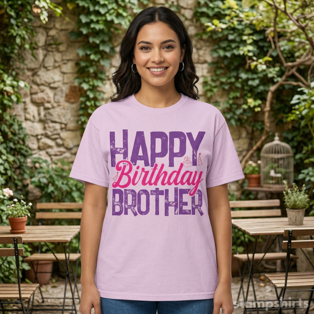 Happy Birthday Brother T-Shirt