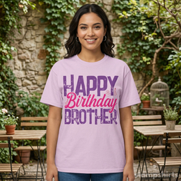 Happy Birthday Brother T-Shirt thumbnail 4