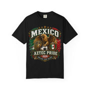 Mexico Aztec Pride T-Shirt — Vintage Eagle Shield Mexican Flag Tee
