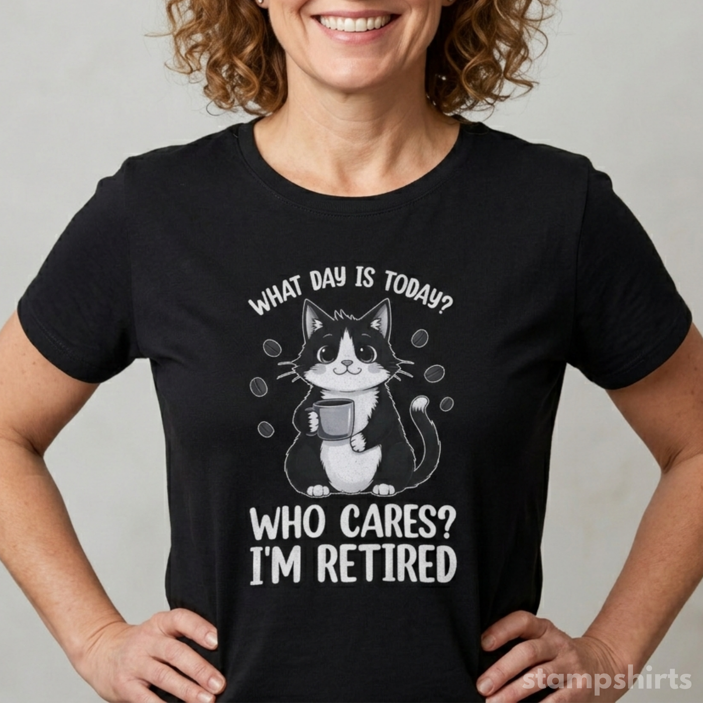 Retired Cat T-Shirt image 1