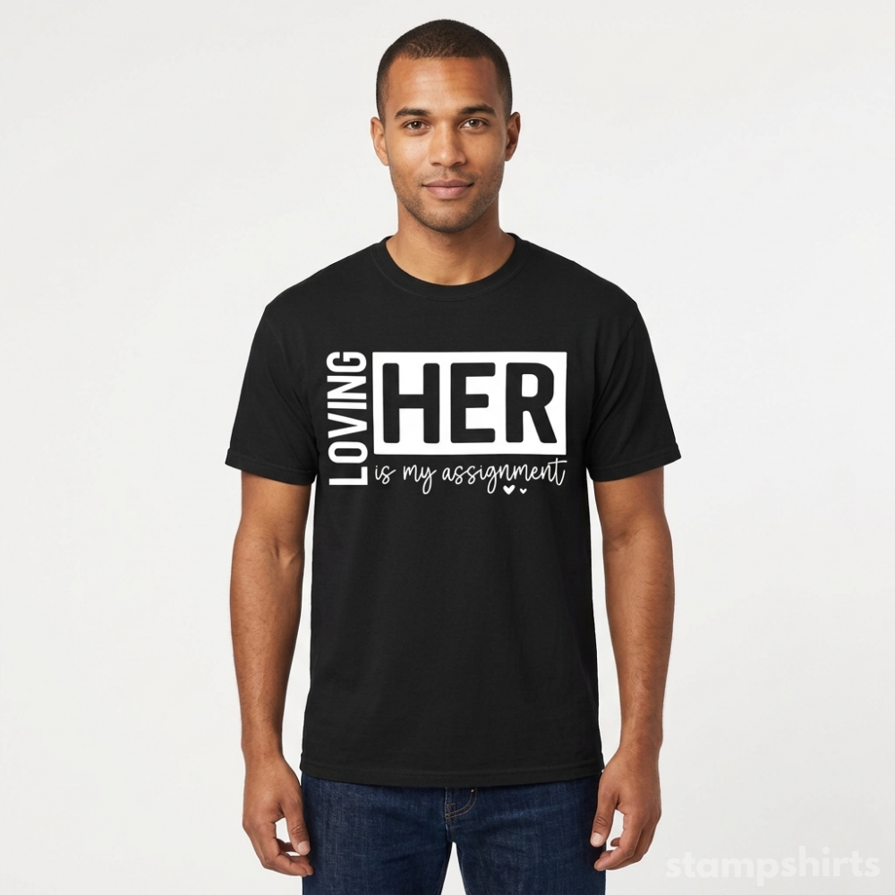 Loving Him Is My Assignment T-Shirt image 7