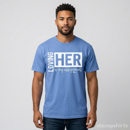 Loving Him Is My Assignment T-Shirt thumbnail 3