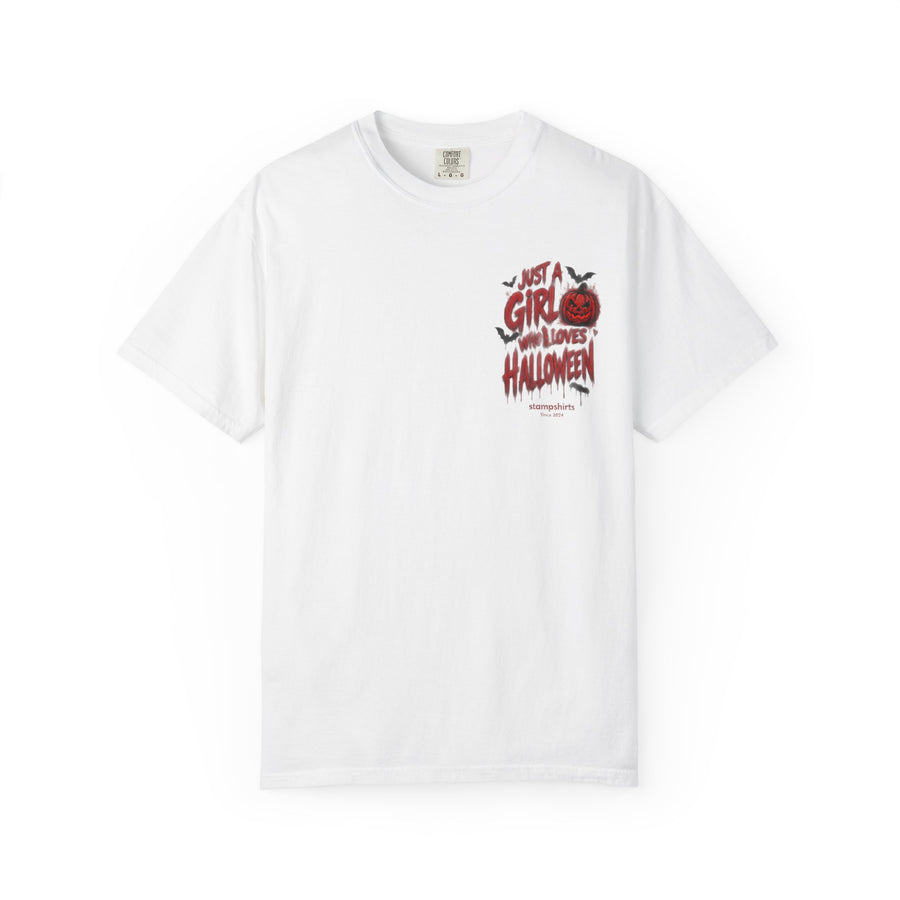 Just a Girl Who Loves Halloween T-Shirt