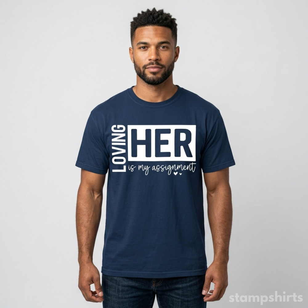 Loving Him Is My Assignment T-Shirt image 5