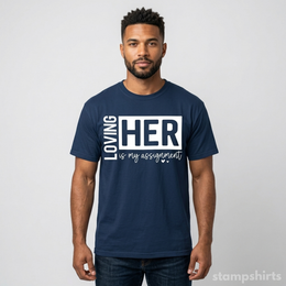Loving Him Is My Assignment T-Shirt thumbnail 5