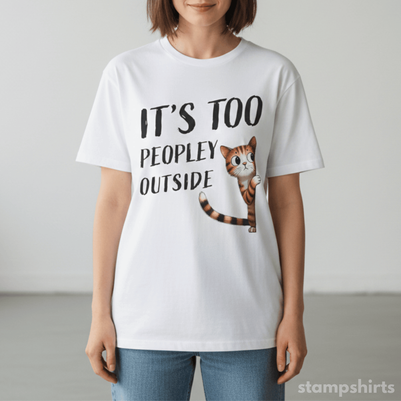 It's Too Peopley Outside T-Shirt image 1