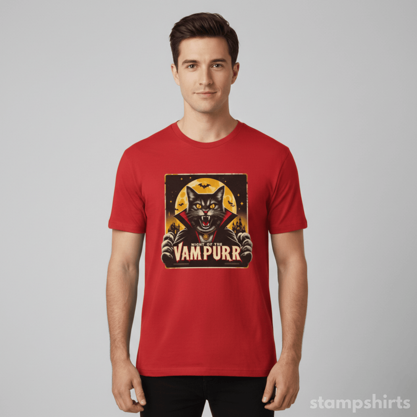 Night of the Vampurr T-Shirt image 5