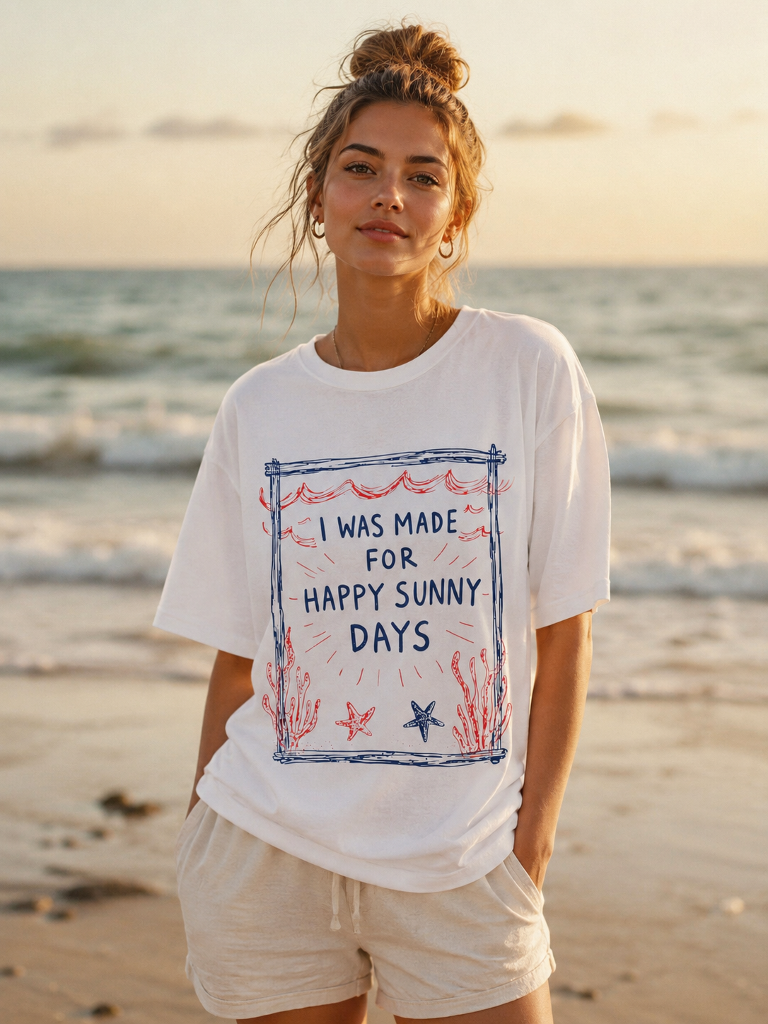 I Was Made for Happy Sunny Days T-Shirt