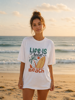 Life Is Better at the Beach T-Shirt thumbnail 6