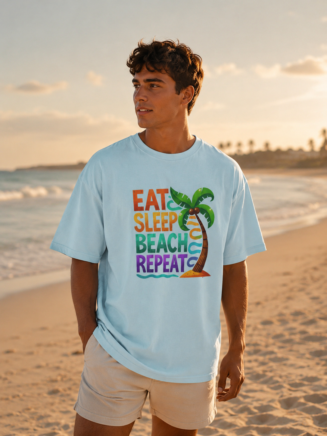 Eat Sleep Beach Repeat T-Shirt